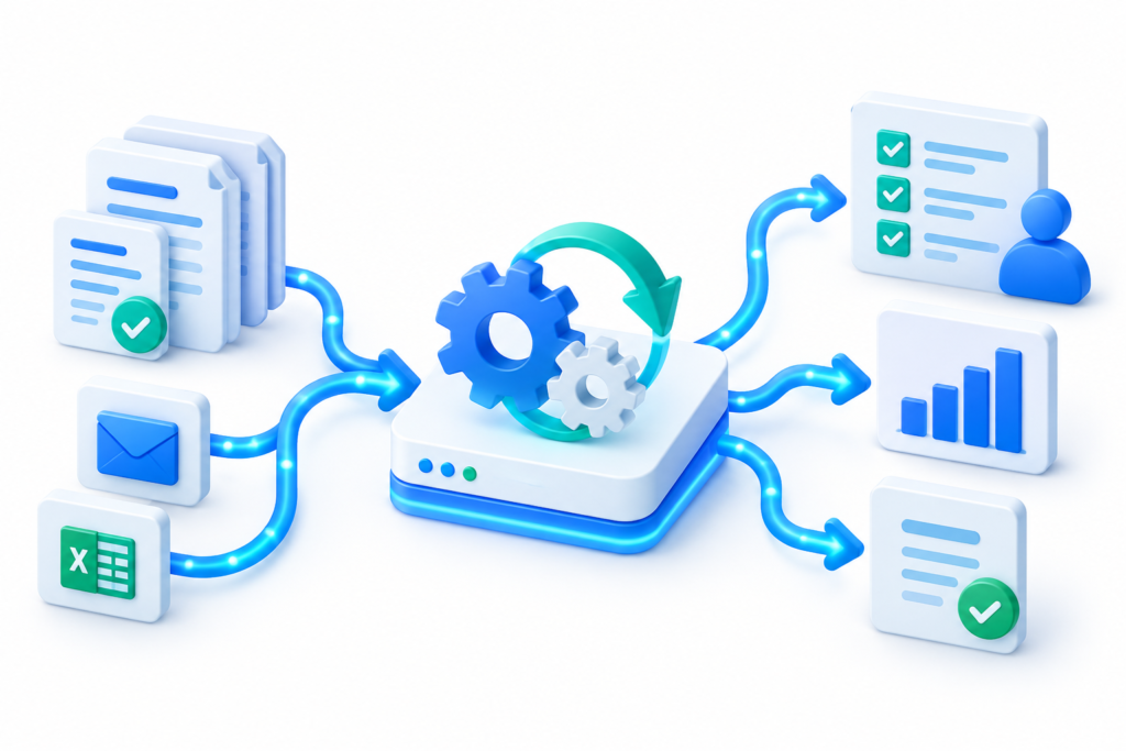 Manual documents and spreadsheets turned into automated Business Central workflows