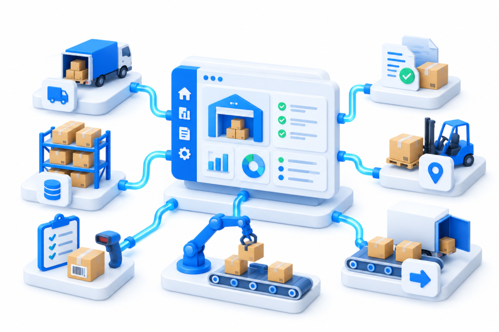 Warehouse inventory movements tracked in Business Central